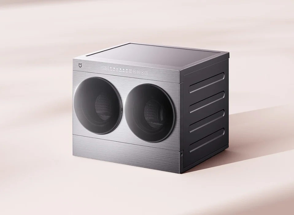 Xiaomi ra mắt máy giặt sấy mini hai lồng độc lập: mỗi lồng giặt 2,5kg và sấy 1,5kg