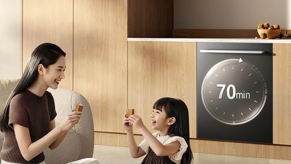 Xiaomi ra mắt máy rửa bát cỡ bự 20 bộ, sấy hơi nước 115°C
